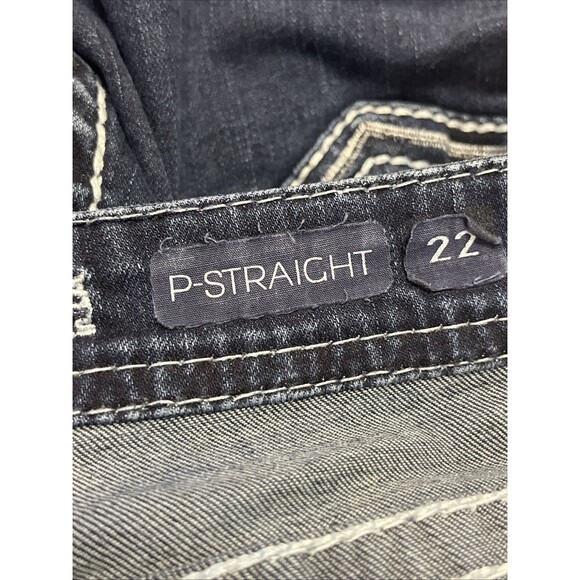 Grace in LA Jeans Women's Size 22 Plus Size P-Straight Embellished Pockets EUC - Picture 8 of 10